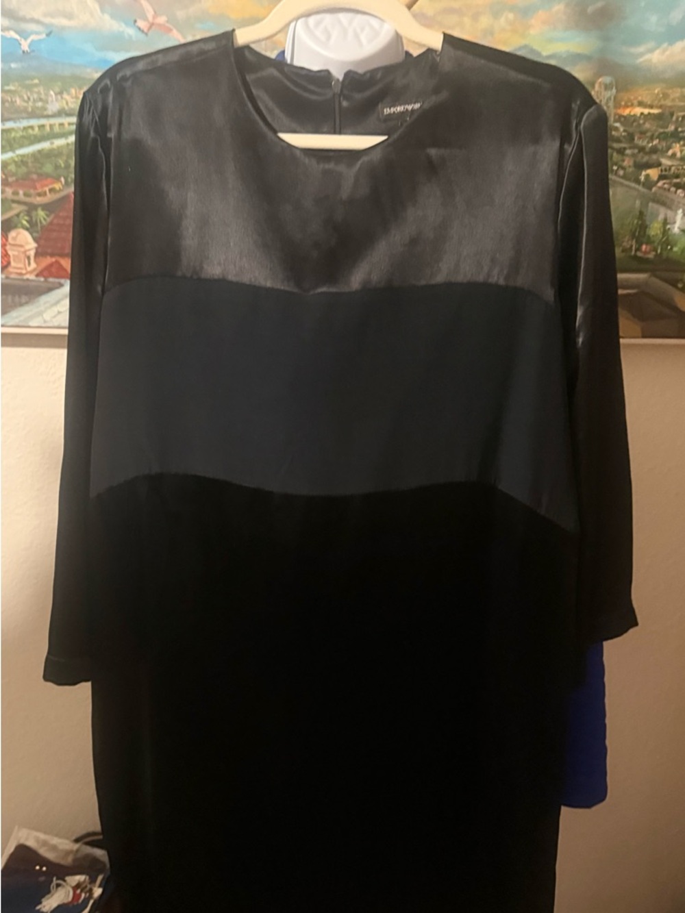 NWT Emporio Armani Mixed-Media Dress - IT 48‎ (US 12)